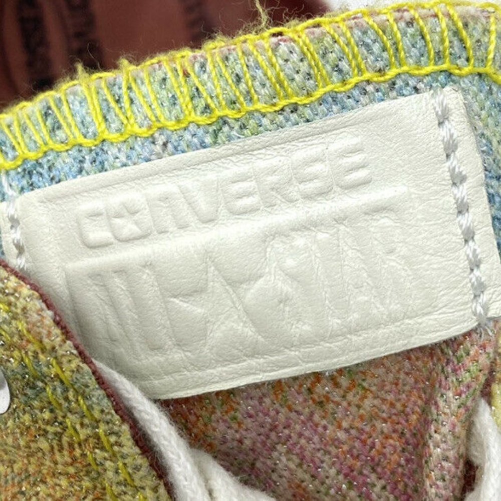 Converse All Star Missoni Blue Pink Glitter Size 7 - Picture 9 of 9